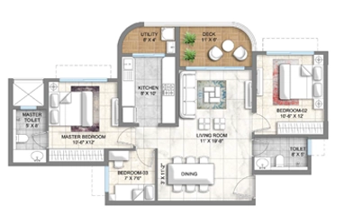 Birla Niyaara ground floor plan